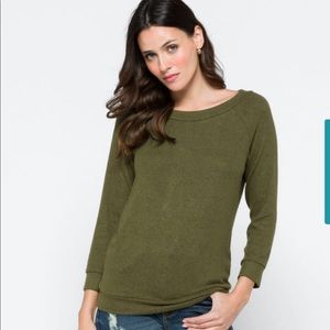 BNWT MIX by 41 Hawthorn Paulson Brushed Knit Top